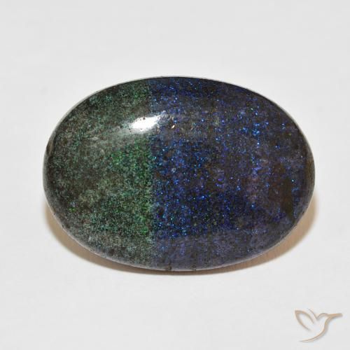 27.00ct Natürlicher Mehrfarbig Matrix Opal, Oval, Lichtundurchlässig
