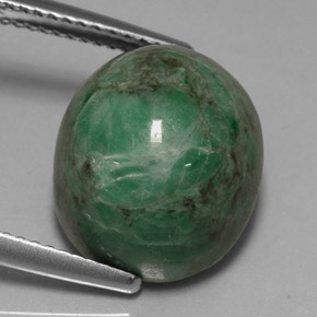 11,79 ctw natürlicher grüner Maw-sit-sit, Oval Schliff, Lichtundurchlässig