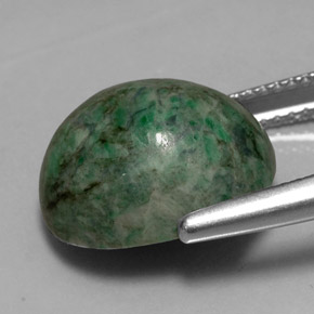 9,84 ctw natürlicher grüner Maw-sit-sit, Oval Schliff, Lichtundurchlässig