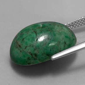 13,90 ctw natürlicher grüner Maw-sit-sit, Oval Schliff, Lichtundurchlässig