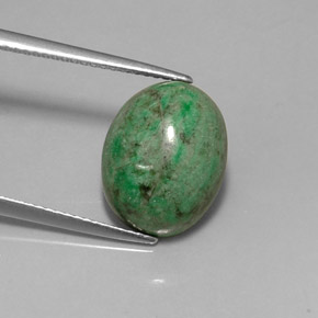 8,57 ctw natürlicher grüner Maw-sit-sit, Oval Schliff, Lichtundurchlässig
