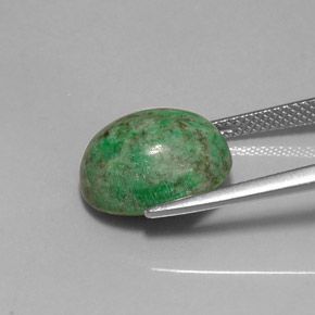 8,57 ctw natürlicher grüner Maw-sit-sit, Oval Schliff, Lichtundurchlässig