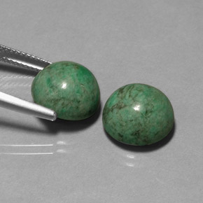  ct natürliche grüner Maw-sit-sit-Edelsteine, Rundschliff, Lichtundurchlässig