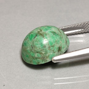 8,41 ctw natürlicher grüner Maw-sit-sit, Oval Schliff, Lichtundurchlässig