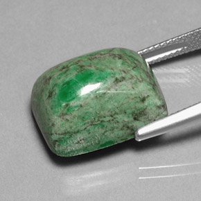 20,95 ctw natürlicher grüner Maw-sit-sit, Kissenschliff, Lichtundurchlässig