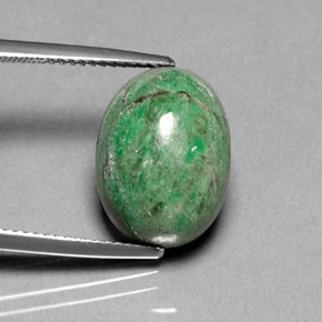 11,30 ctw natürlicher grüner Maw-sit-sit, Oval Schliff, Lichtundurchlässig