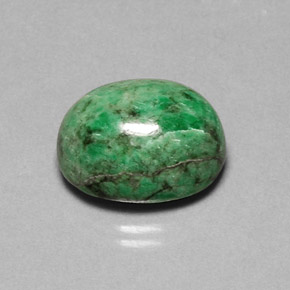 14,02 ctw natürlicher grüner Maw-sit-sit, Oval Schliff, Lichtundurchlässig