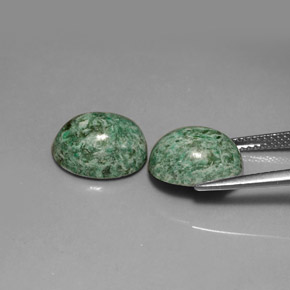  ct natürliche Grün Mawsitsit-Edelsteine, Oval Schliff, Lichtundurchlässig