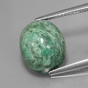 7,78 ctw natürlicher grüner Maw-sit-sit, Oval Schliff, Lichtundurchlässig
