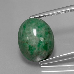6,54 ctw natürlicher grüner Maw-sit-sit, Oval Schliff, Lichtundurchlässig