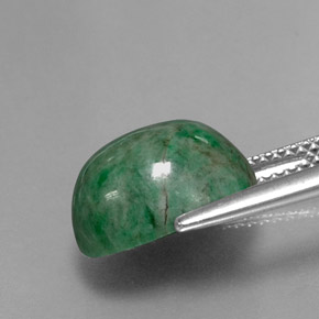 6,54 ctw natürlicher grüner Maw-sit-sit, Oval Schliff, Lichtundurchlässig