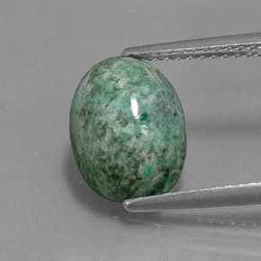 4,23 ctw natürlicher grüner Maw-sit-sit, Oval Schliff, Lichtundurchlässig
