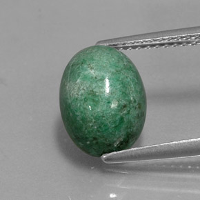 4,13 ctw natürlicher grüner Maw-sit-sit, Oval Schliff, Lichtundurchlässig