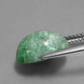 9,17 ctw natürlicher Grün Mawsitsit, Oval Schliff, Lichtundurchlässig