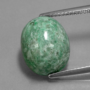 9,17 ctw natürlicher Grün Mawsitsit, Oval Schliff, Lichtundurchlässig