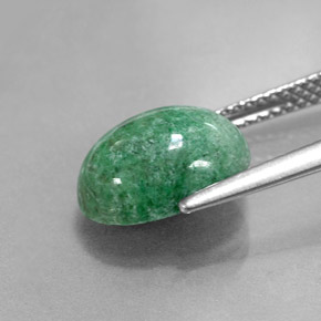 3,87 ctw natürlicher grüner Maw-sit-sit, Oval Schliff, Lichtundurchlässig