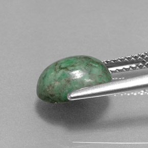 2,36 ctw natürlicher grüner Maw-sit-sit, Oval Schliff, Lichtundurchlässig