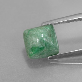 2,13 ctw natürlicher grüner Maw-sit-sit, Quadrat, Lichtundurchlässig