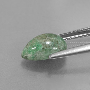 1,82 ctw natürlicher grüner Maw-sit-sit, Birnenform, Lichtundurchlässig