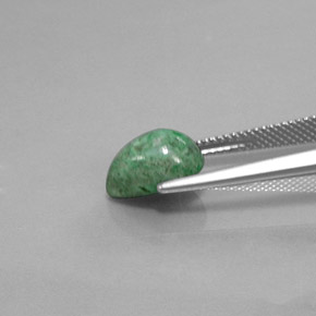 3,83 ctw natürlicher grüner Maw-sit-sit, Birnenform, Lichtundurchlässig