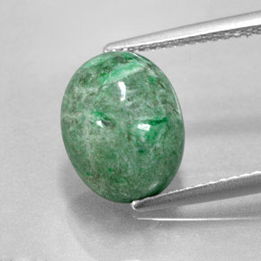 4,55 ctw natürlicher grüner Maw-sit-sit, Oval Schliff, Lichtundurchlässig