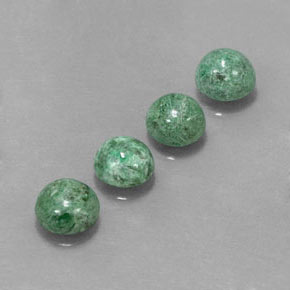  ct natürliche grüner Maw-sit-sit-Edelsteine, Rundschliff, Lichtundurchlässig