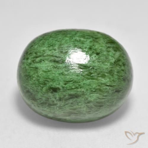 14.82ct Natürlicher Kieferngrün Mawsitsit, Oval, Lichtundurchlässig