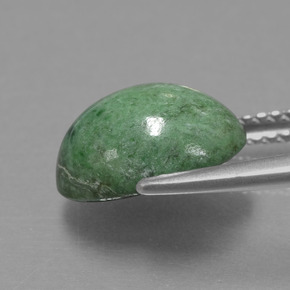 4,08 ctw natürlicher grüner Maw-sit-sit, Oval Schliff, Lichtundurchlässig