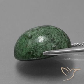 9,17 ctw natürlicher Erdiges Grün Mawsitsit, Oval, Lichtundurchlässig