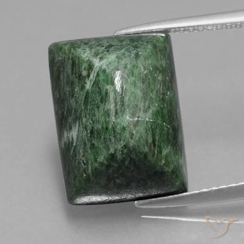 13.36ct Natürlicher Erdiges Grün Mawsitsit, Baguette, Lichtundurchlässig