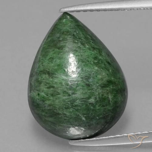 8.66ct Natürlicher Kieferngrün Mawsitsit, Birnenform, Lichtundurchlässig