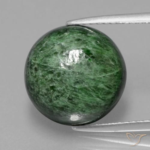 9.17ct Natürlicher Mittelgrün Mawsitsit, Runden, Lichtundurchlässig
