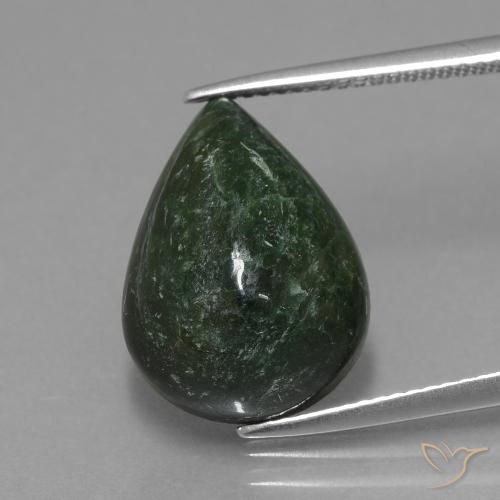 10.04ct Natürlicher Mittelgrün Mawsitsit, Birnenform, Lichtundurchlässig