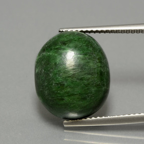 12,36 ctw natürlicher grüner Maw-sit-sit, Oval Schliff, Lichtundurchlässig