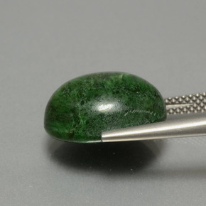 12,36 ctw natürlicher grüner Maw-sit-sit, Oval Schliff, Lichtundurchlässig