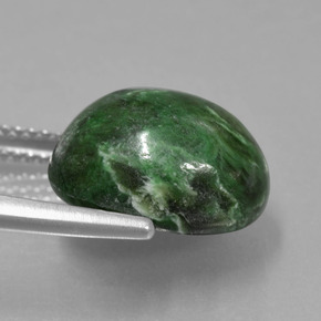 9,57 ctw natürlicher grüner Maw-sit-sit, Oval Schliff, Lichtundurchlässig