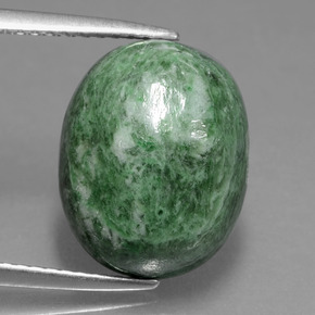 9,19 ctw natürlicher grüner Maw-sit-sit, Oval Schliff, Lichtundurchlässig