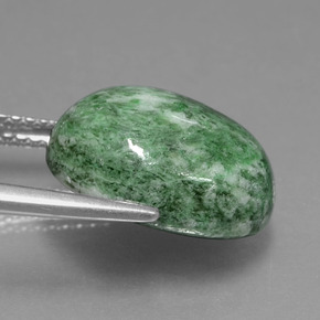 9,19 ctw natürlicher grüner Maw-sit-sit, Oval Schliff, Lichtundurchlässig