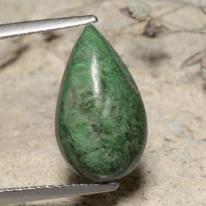 9,17 ctw natürlicher Grün Mawsitsit, Birnenform, Lichtundurchlässig