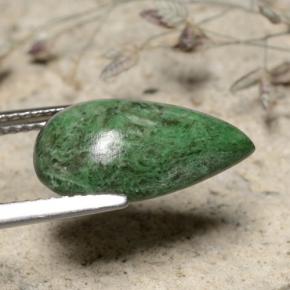 9,17 ctw natürlicher Grün Mawsitsit, Birnenform, Lichtundurchlässig