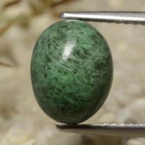 4,29 ctw natürlicher grüner Maw-sit-sit, Oval Schliff, Lichtundurchlässig