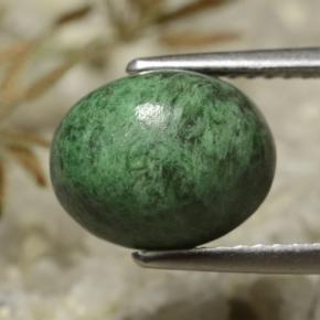 4,29 ctw natürlicher grüner Maw-sit-sit, Oval Schliff, Lichtundurchlässig