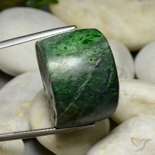 77.61ct Natürlicher dunkelgrün Mawsitsit, Baguette, Lichtundurchlässig