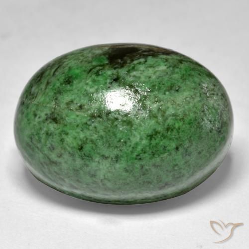 27.95ct Natürlicher Kieferngrün Mawsitsit, Oval, Lichtundurchlässig