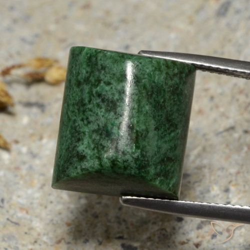 19.76ct Natürlicher tiefgrün Mawsitsit, Baguette, Lichtundurchlässig