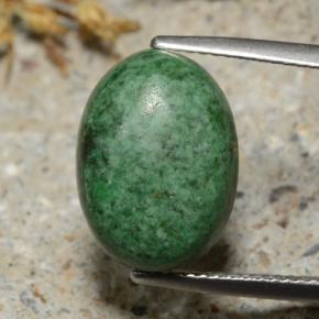 9,38 ctw natürlicher grüner Maw-sit-sit, Oval Schliff, Lichtundurchlässig