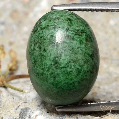 18.43ct Natürlicher Mittelgrün Mawsitsit, Oval, Lichtundurchlässig
