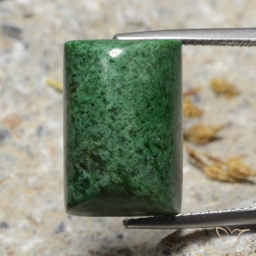 23.85ct Natürlicher Mittelgrün Mawsitsit, Baguette, Lichtundurchlässig