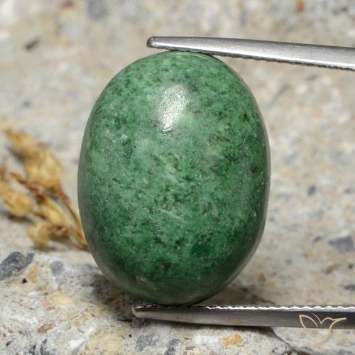 18.63ct Natürlicher Mittelgrün Mawsitsit, Oval, Lichtundurchlässig
