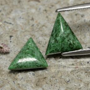 2,03 ct natürliche grüner Maw-sit-sit-Edelsteine, Trillion, Lichtundurchlässig